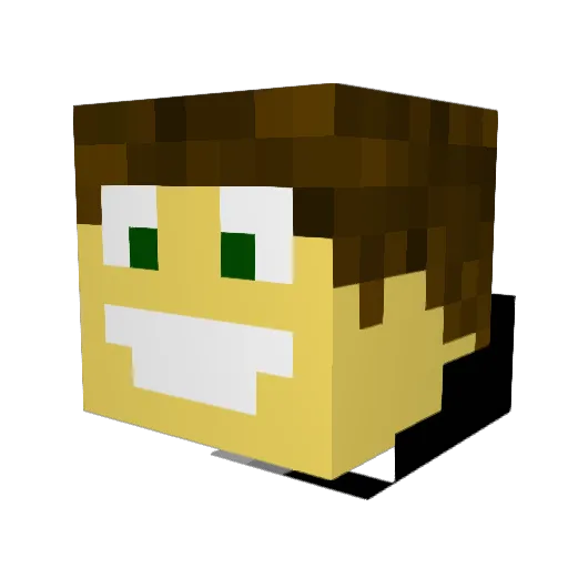 Jesko14939 Minecraft avatar head, 3D render