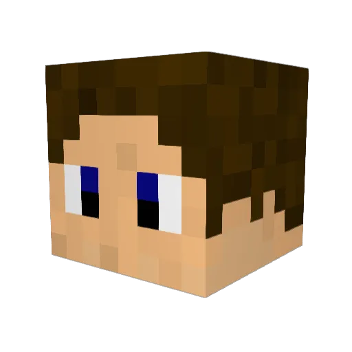 Jesman12798 Minecraft avatar head, 3D render