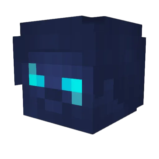 Jesomatic Minecraft avatar head, 3D render