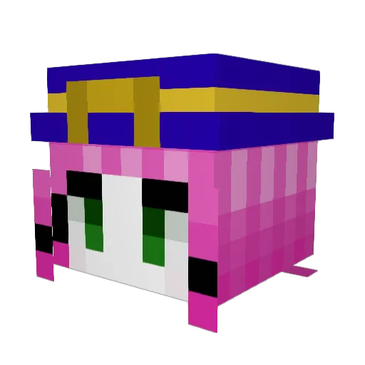 Jesoo____ Minecraft avatar head, 3D render