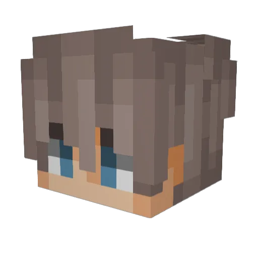 Jesper99 Minecraft avatar head, 3D render