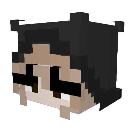 JesperX8 Minecraft avatar head, 3D render