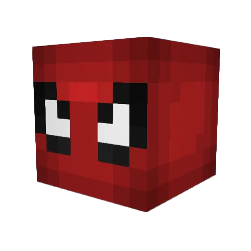 Jesrry Minecraft avatar head, 3D render