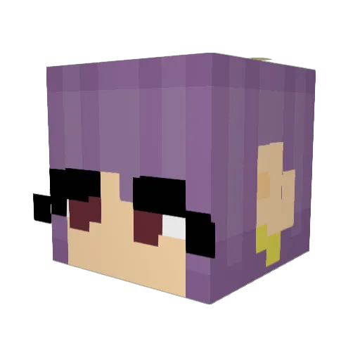 JessBold Minecraft avatar head, 3D render