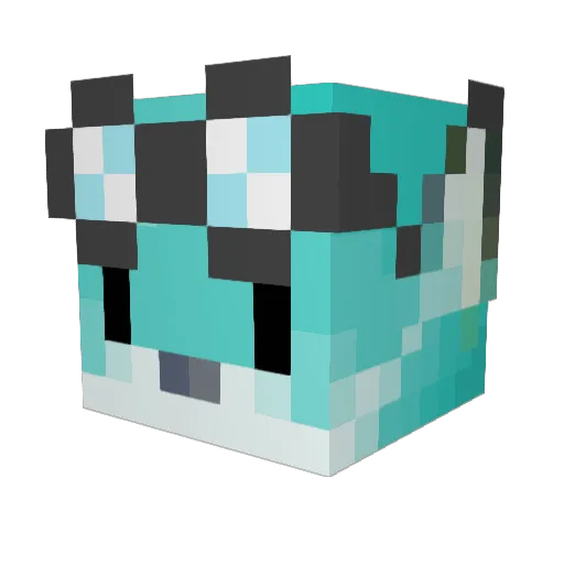 JessHappy Minecraft avatar head, 3D render