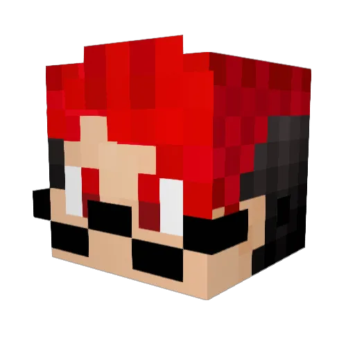 JessPez64 Minecraft avatar head, 3D render