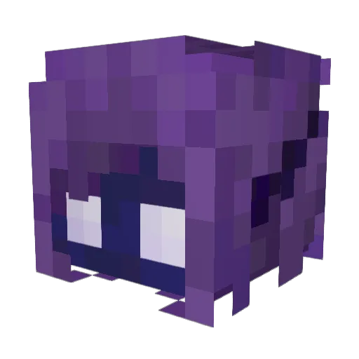 JessPng Minecraft avatar head, 3D render