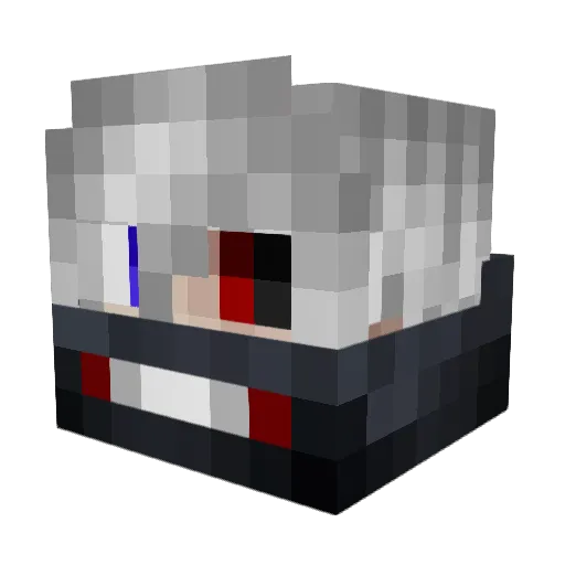 JessX420X Minecraft avatar head, 3D render