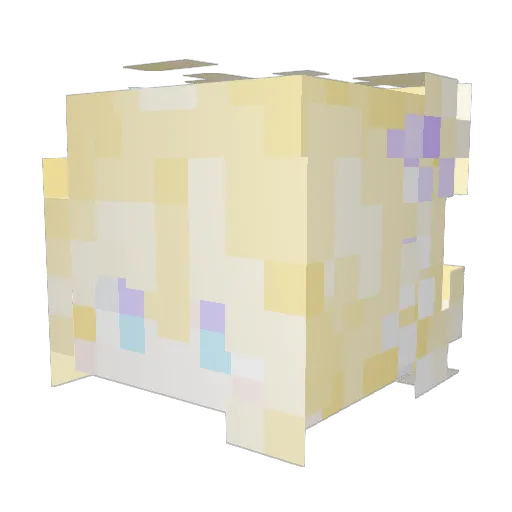 JessaXD Minecraft avatar head, 3D render