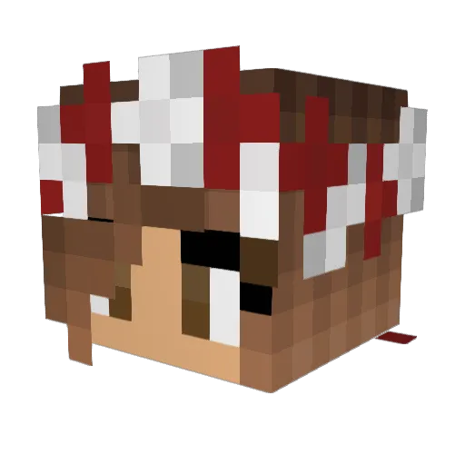 JessahKai Minecraft avatar head, 3D render