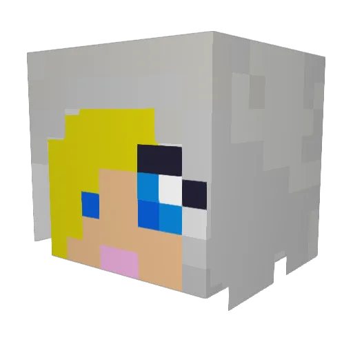Jesse07182 Minecraft avatar head, 3D render
