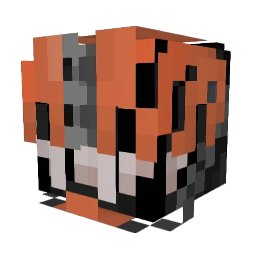 Jesse1409 Minecraft avatar head, 3D render