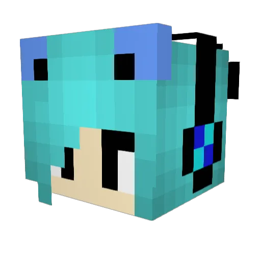 Jesse1956 Minecraft avatar head, 3D render
