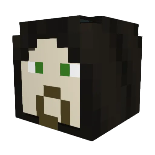 Jesse82 Minecraft avatar head, 3D render