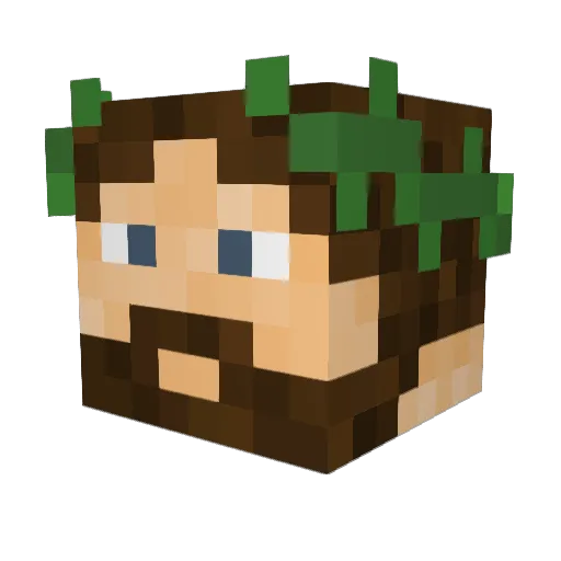 JesseB2014 Minecraft avatar head, 3D render