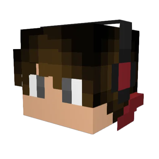 JesseMeijerrr Minecraft avatar head, 3D render