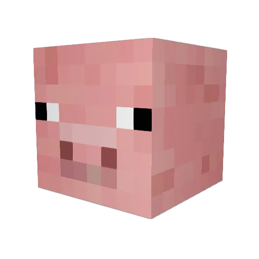 JesseMineCraft2 Minecraft avatar head, 3D render