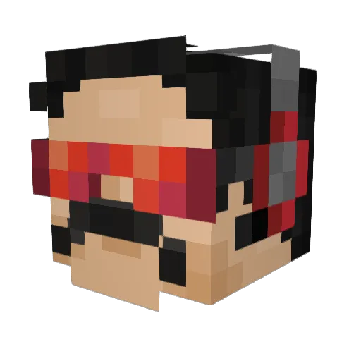 JessePROGAMER Minecraft avatar head, 3D render