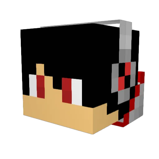 JessePlayz_YT Minecraft avatar head, 3D render