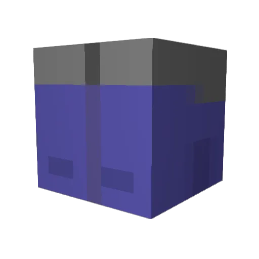 JesseScarborough Minecraft avatar head, 3D render