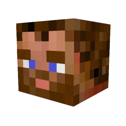 JesseTheHobbit Minecraft avatar head, 3D render