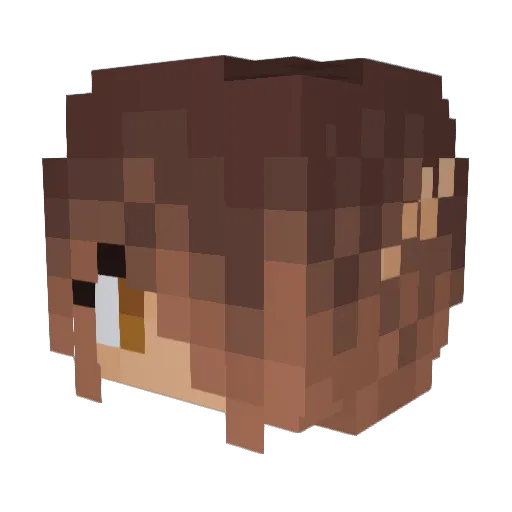 JesseVex Minecraft avatar head, 3D render