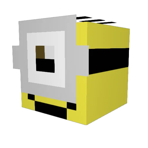 Jesse_007 Minecraft avatar head, 3D render