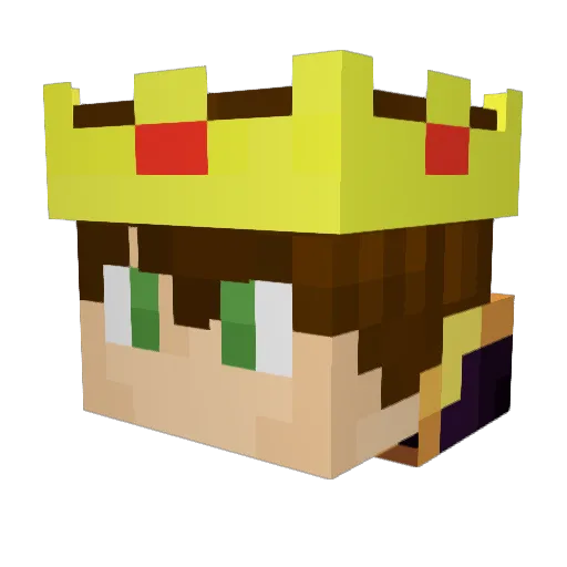 Jessedmb Minecraft avatar head, 3D render