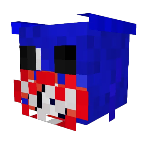 Jessesatch Minecraft avatar head, 3D render