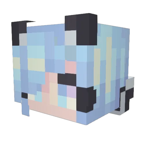 Jessica123ImLazy Minecraft avatar head, 3D render