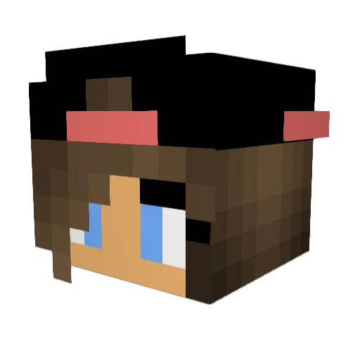 JessicaKaur04 Minecraft avatar head, 3D render