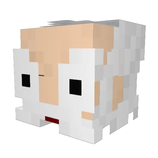 JessicaSinclair Minecraft avatar head, 3D render