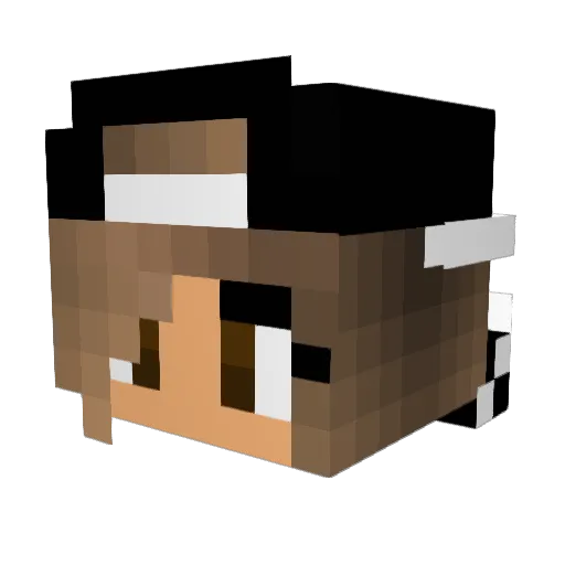 Jessica_orm Minecraft avatar head, 3D render