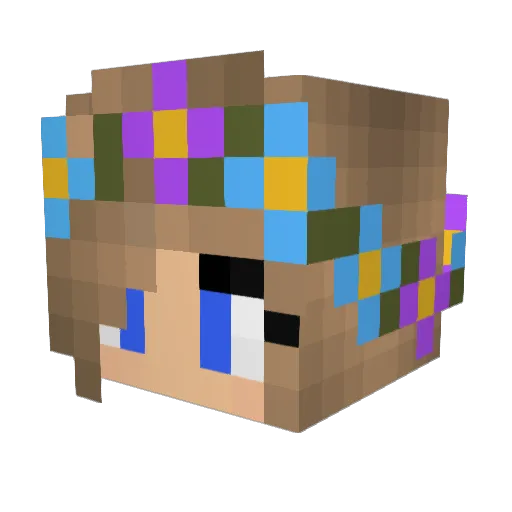 JessicatheSAVAGE Minecraft avatar head, 3D render