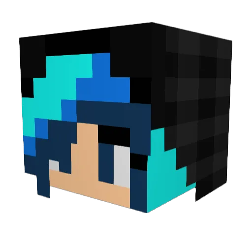 Jessie030721 Minecraft avatar head, 3D render