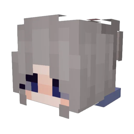 Jessie0616 Minecraft avatar head, 3D render