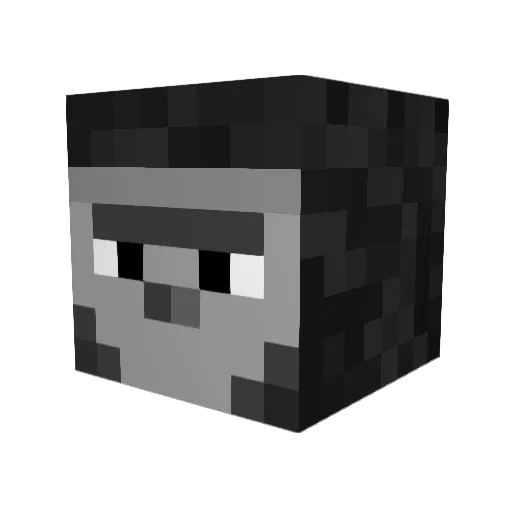 Jessito Minecraft avatar head, 3D render