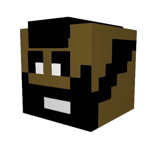 Jesslets Minecraft avatar head, 3D render