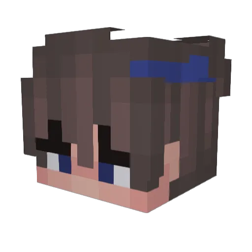 Jessooooo Minecraft avatar head, 3D render