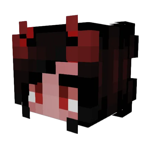 Jesspacito991 Minecraft avatar head, 3D render