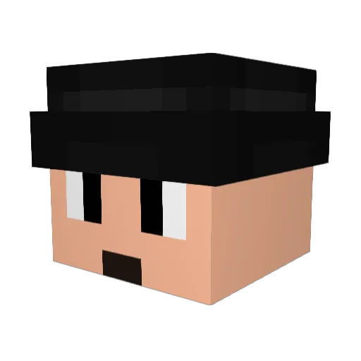 Jessus1288 Minecraft avatar head, 3D render