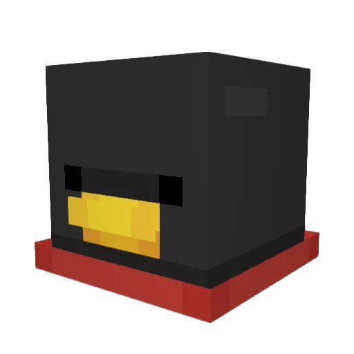 JessyBkns Minecraft avatar head, 3D render