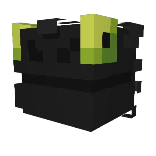 JessyW0rld Minecraft avatar head, 3D render
