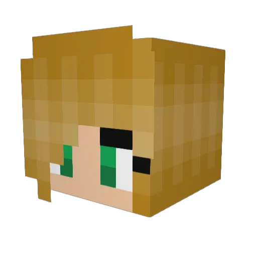 Jessy_Fi Minecraft avatar head, 3D render