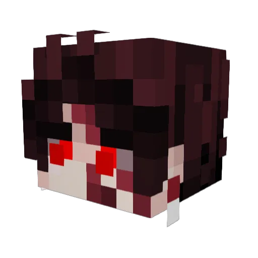 Jest3rus Minecraft avatar head, 3D render