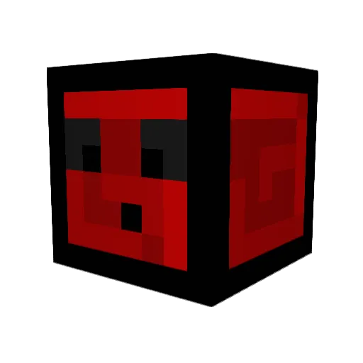 Jest Minecraft avatar head, 3D render