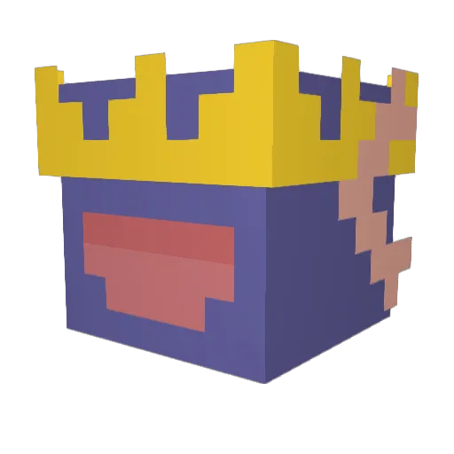 JestDher Minecraft avatar head, 3D render