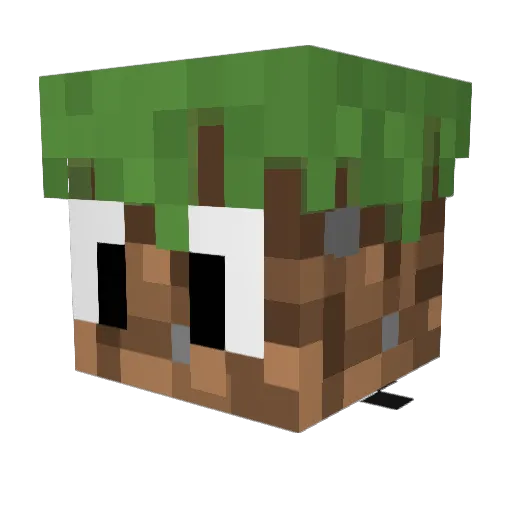 JestemGleba Minecraft avatar head, 3D render