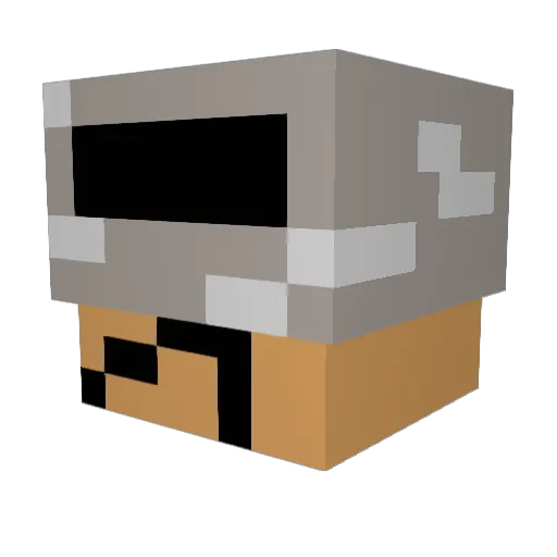 JestemStefan Minecraft avatar head, 3D render