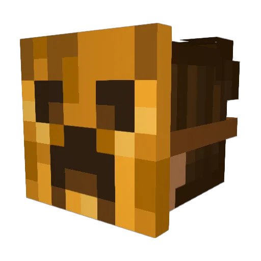 Jester1402 Minecraft avatar head, 3D render